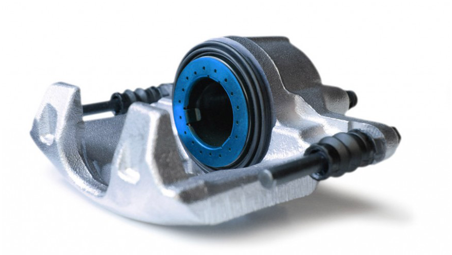 Piston Cushion installed in the caliper