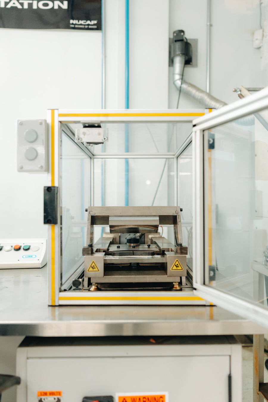 The specific gravity of friction material test rig